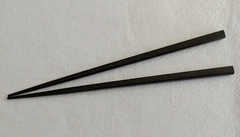 Hashi para cabelo em madeira - Kit 1 Par - Preto
