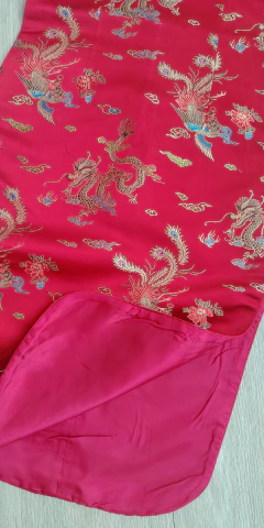 Vestido infantil vermelho - Dragão e Fênix na internet