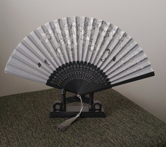 Suporte para leque - Preto em Plástico