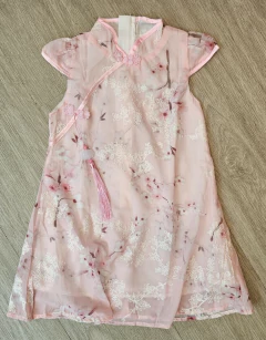 Vestido Infantil Sakura Rosa Bebê na internet