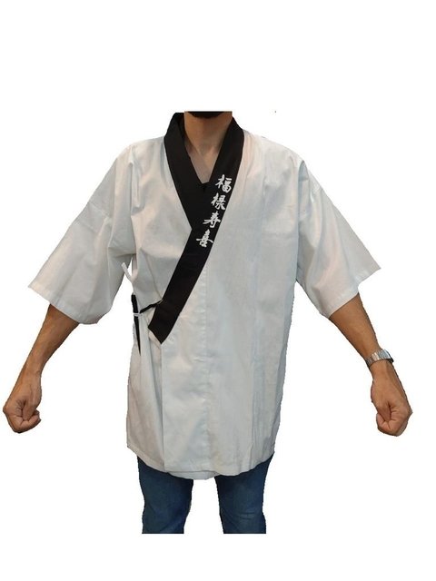 Happi De Tecido Masculino - Poliéster Branco *