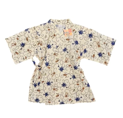Kimono infantil em algodão Japonês Insetos - Kimonos Liberdade