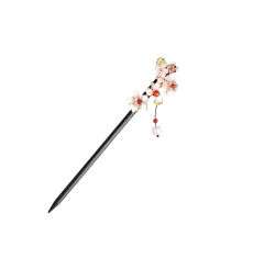 hashi madeira com brilhantes - modelo 2 - Kimonos Liberdade