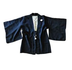 Kimono curto Japonês Preto - comprar online