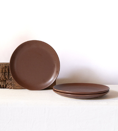 PLATO DE SERVIR AZAI CHOCOLATE - comprar online