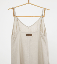 VESTIDO MUSCULOSA ARENA - Compañia Nativa