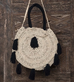 BOLSO ULA POMPON NEGRO