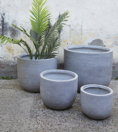 MACETA YARA GRIS - comprar online