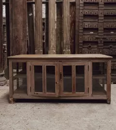 MUEBLE BAJO PUERTA VIDRIO - comprar online