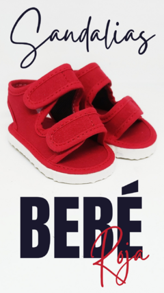 Sandalias No Caminantes #Rojas