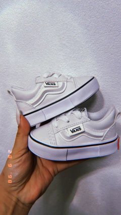 Zapatillas tipo Vans KNU #Blancas - LORE VE