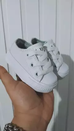Zapatillas caña baja cuero pu #Blancas en internet