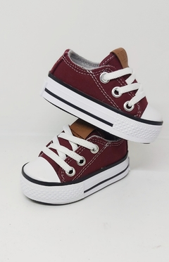 Zapatillas Lona #Bordo - LORE VE