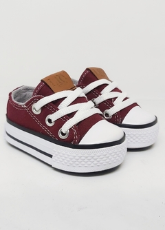 Imagen de Zapatillas Lona #Bordo