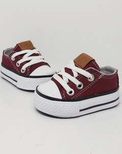 Zapatillas Lona #Bordo - tienda online