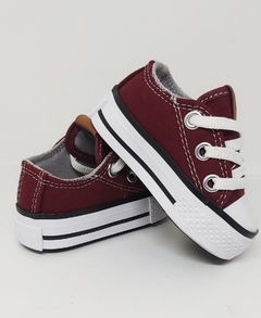 Zapatillas Lona #Bordo - LORE VE