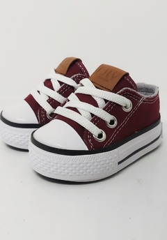 Zapatillas Lona #Bordo en internet