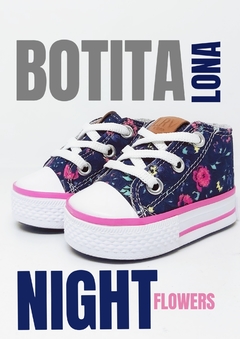 Botita Lona #NightFlowers - tienda online