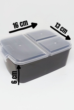 Lunchera Hermética #GrisOscuro - comprar online