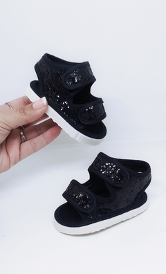 Sandalias No Caminantes #GlitterNegro en internet