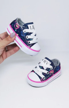 Zapatillas de lona #NightFlowers - comprar online