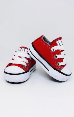 ZAPATILLAS LONA CAÑA BAJA #Rojas - LORE VE