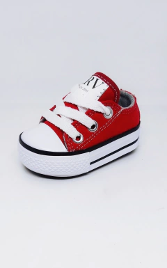 Imagen de ZAPATILLAS LONA CAÑA BAJA #Rojas