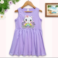 Vestido algodón nena #Gatita - tienda online