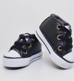 Botita cuero pu #AllBlack - tienda online