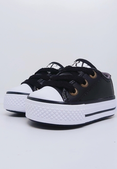 Imagen de Zapatillas caña baja Cuero Pu #AllBlack