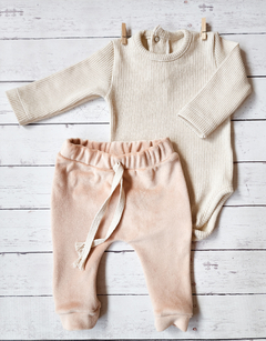 Babucha Plush Terciopelo Camel - comprar online