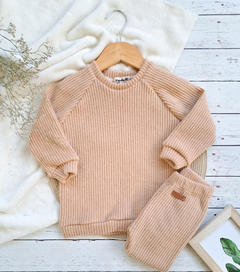 SWEATER RANGLAN CAMEL MORLEY BRUSH