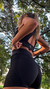 TOP LOLA NEGRO CON TEXTURA - PRE VENTA - comprar online