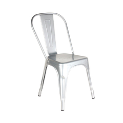 Sillas Tolix Plateadas x6 Outlet - HOME KONG