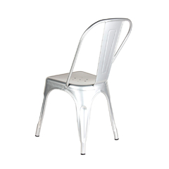 Sillas Tolix Plateadas x6 Outlet - comprar online