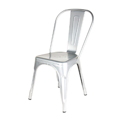 Sillas Tolix Plateadas x6 Outlet - comprar online