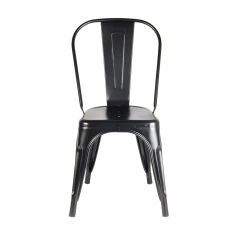 Silla Tolix de Metal Negro - comprar online