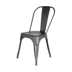 Silla Tolix de Metal Negro Mate Outlet