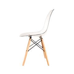 Sillas Eames Transparentes x4