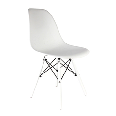 Sillas Eames Monochrome Blanca x2 - HOME KONG