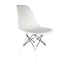 Sillas Eames Monochrome Blanca x4 - HOME KONG