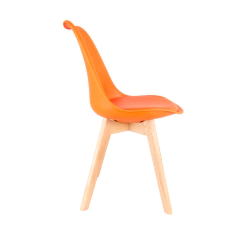 Silla Tulip Naranja - HOME KONG