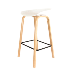 Banqueta Simil Tulip Blanca x2 - comprar online