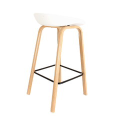 Banqueta Simil Tulip Blanca - HOME KONG