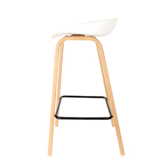 Imagen de Banqueta Simil Tulip Blanca x2