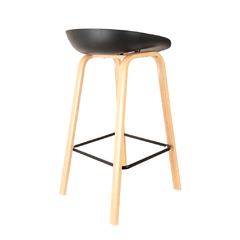 Banqueta Simil Tulip Negra - tienda online