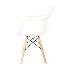Sillónes Eames Blancos Nórdicos de Comedor x2 en internet