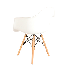 Sillónes Eames Blancos Nórdicos de Comedor x2 - comprar online