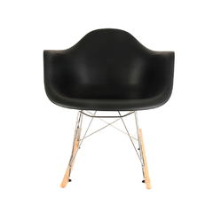 Sillón Mecedor Eames Negro - comprar online