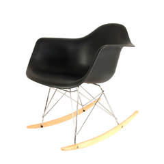 Sillón Mecedor Eames Negro